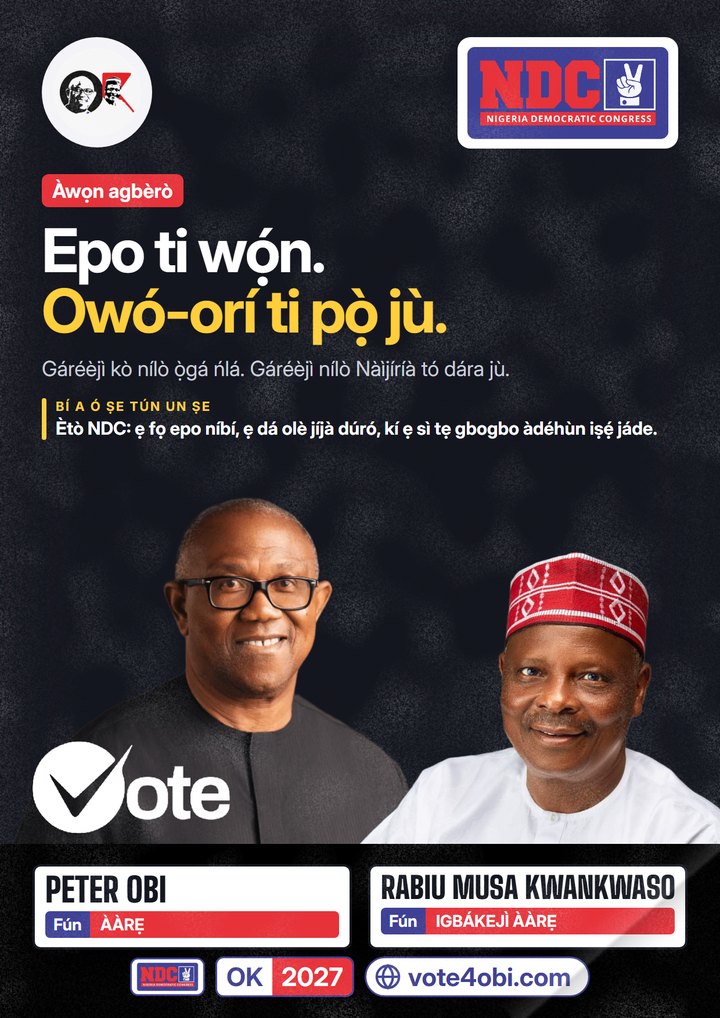 Epo ti wọ́n. Owó orí ti pọ̀.