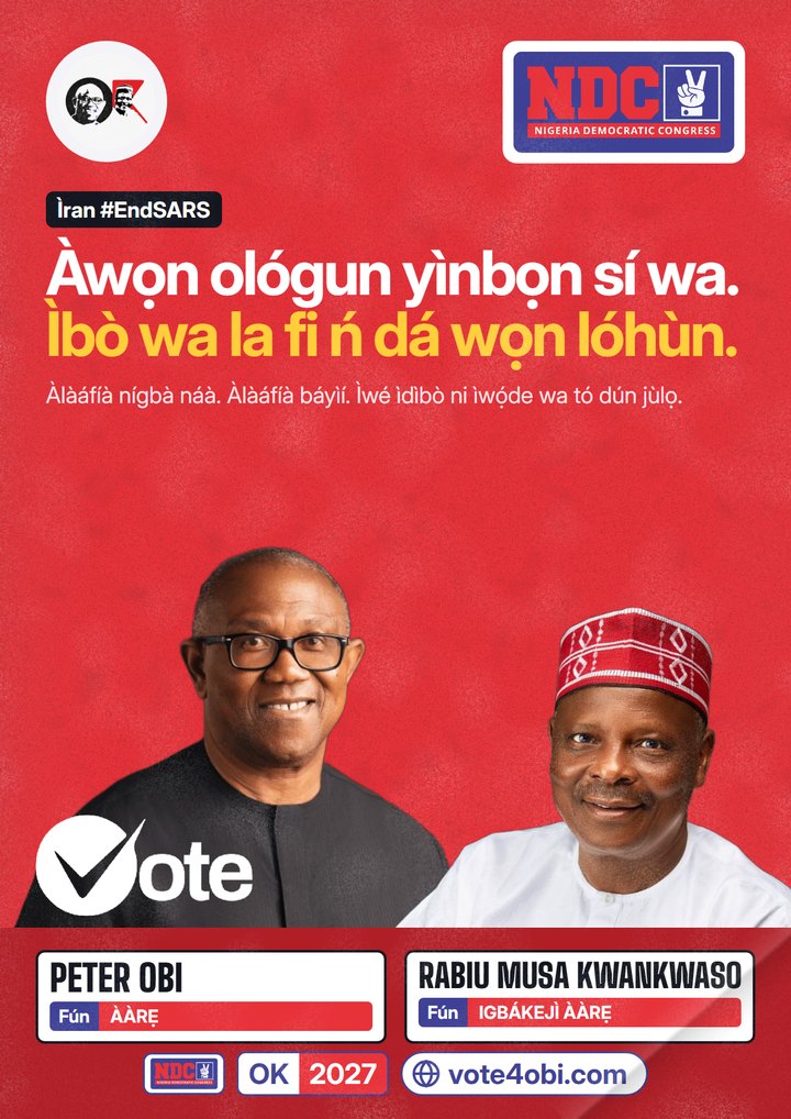 Àwọn ológun yìnbọn sí wa. Ìbò wa la fi ń dá wọn lóhùn.