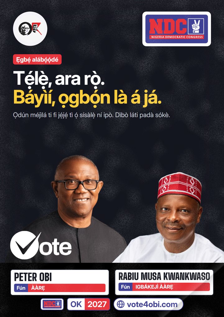 Tẹ́lẹ̀, ara rọ̀. Ní báyìí, à ń là á já lásán.
