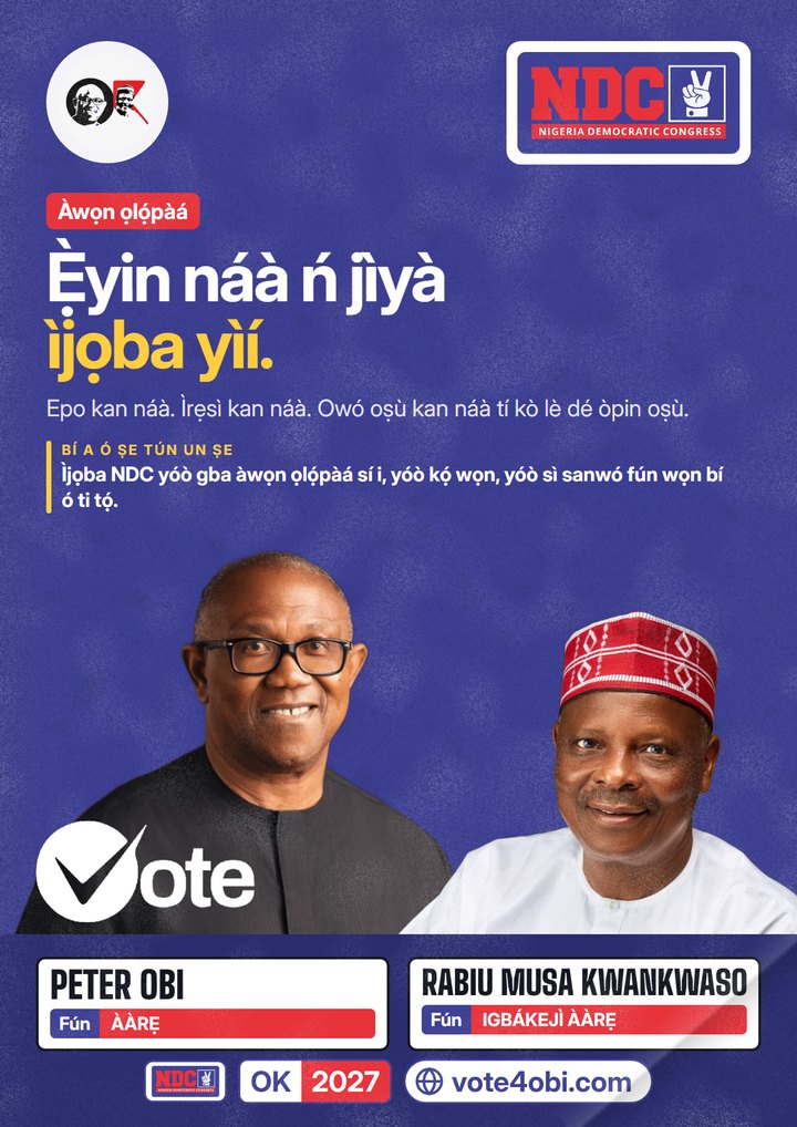 Ẹ̀yin náà ń jìyà lábẹ́ ìjọba yìí.