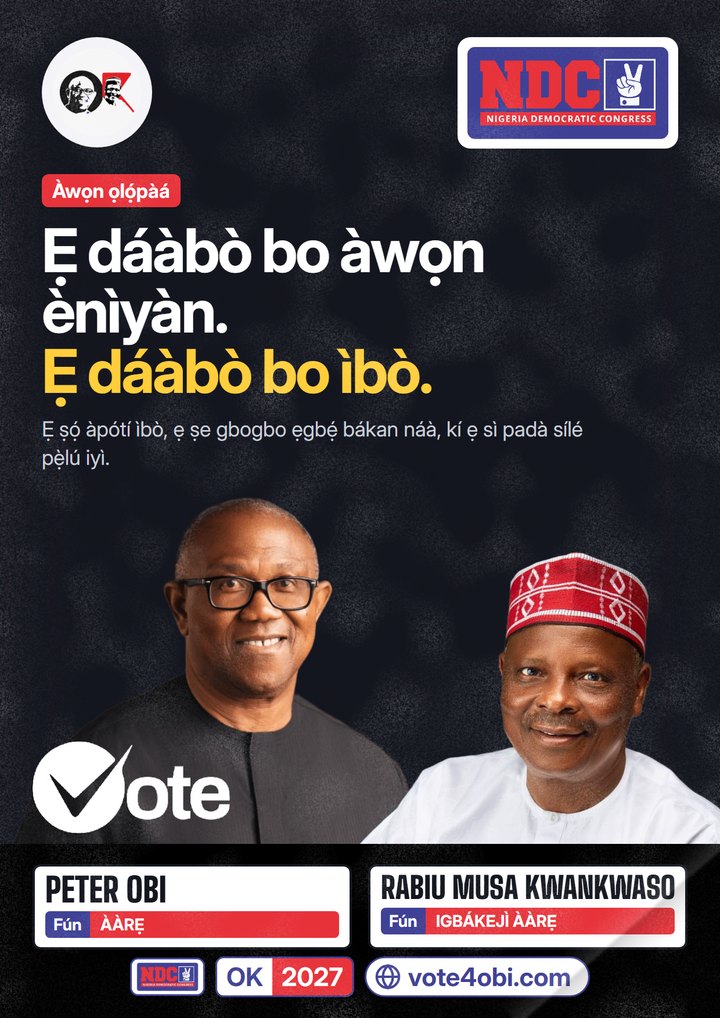 Ẹ dáàbò bo àwọn ènìyàn. Ẹ dáàbò bo ìbò.