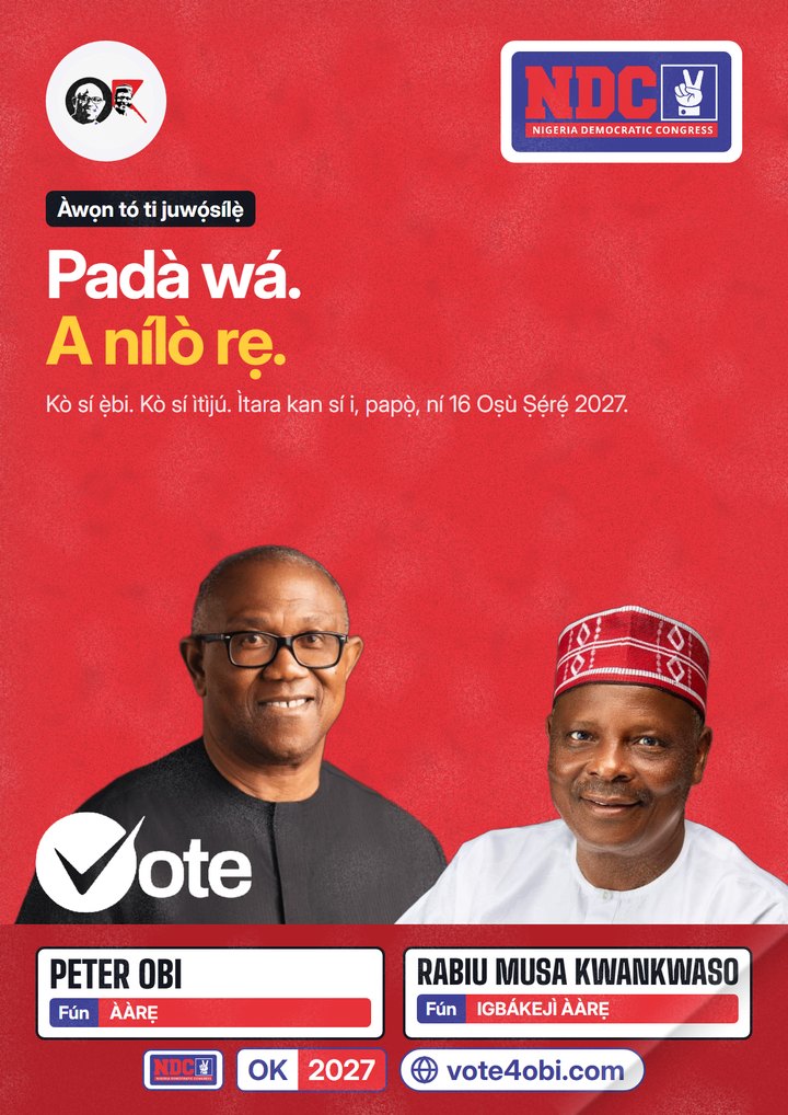 Padà wá. A nílò rẹ.