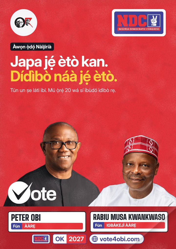 Japa jẹ́ ètò kan. Ìdìbò náà jẹ́ ètò kan.