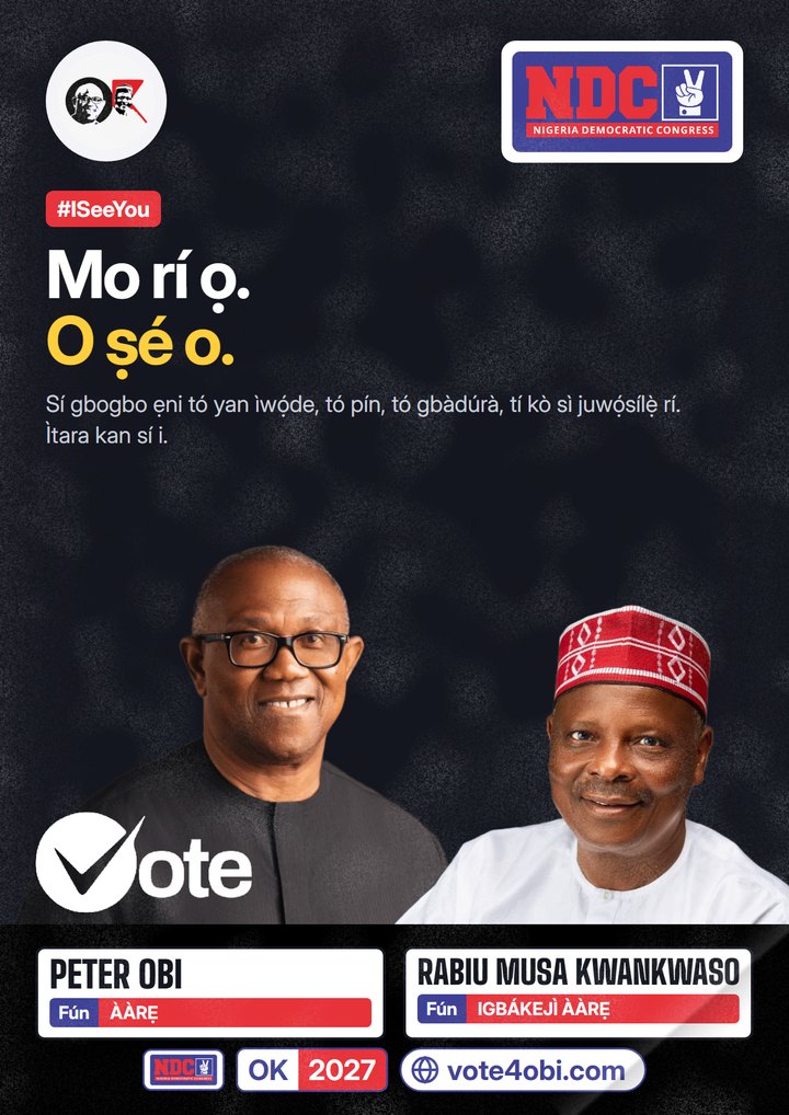 Mo rí ọ. O ṣé o.