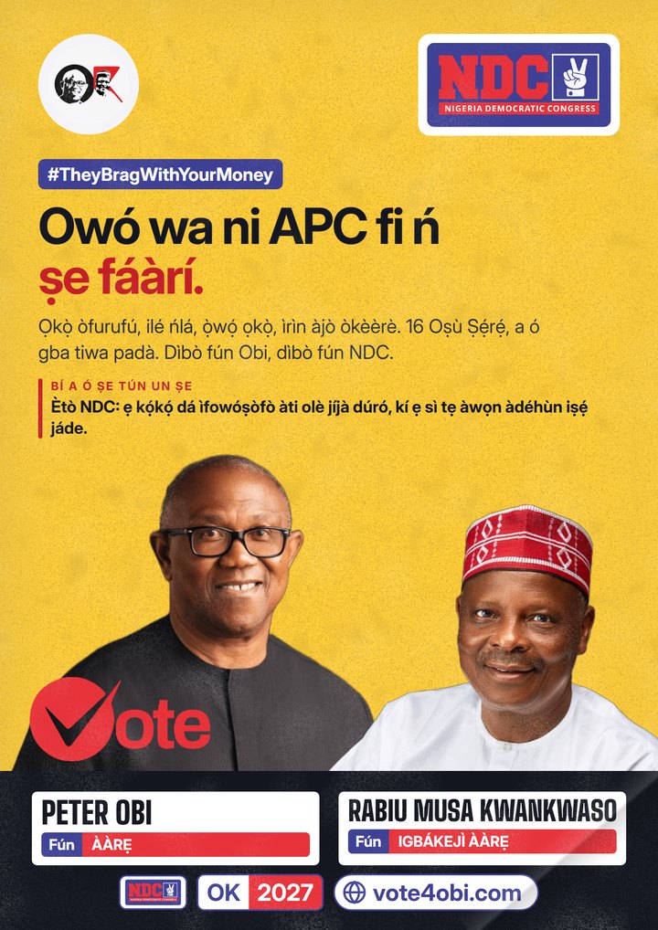 Owó wa ni APC fi ń ṣe fáàrí.