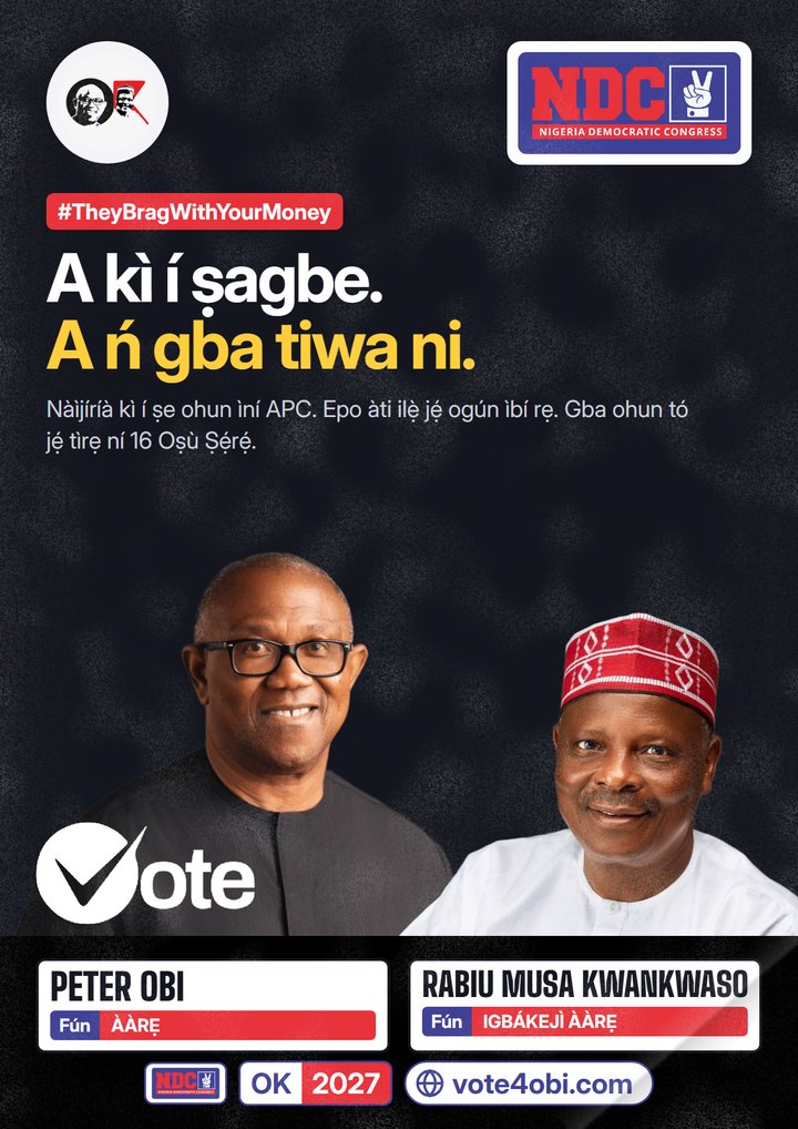 A kò ṣagbe. Ẹ̀tọ́ wa là ń gbà.