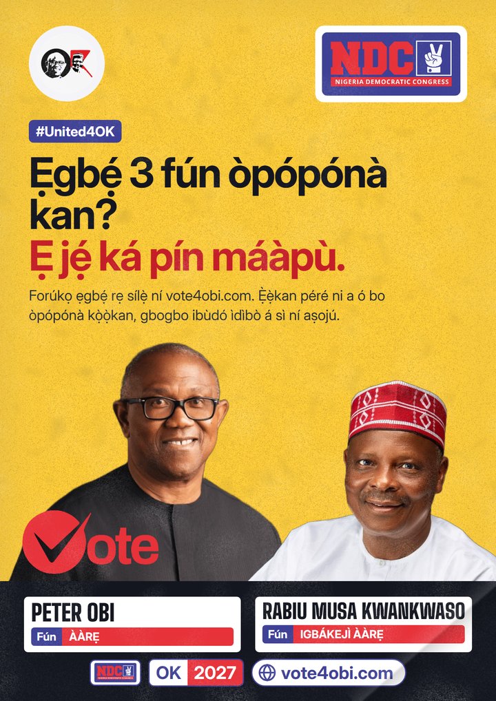 Àwùjọ 3 fún òpópónà kan? Ẹ jẹ́ ká pín máàpù náà.