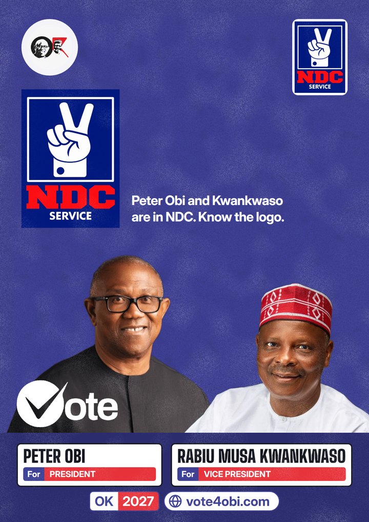 Peter Obi and Kwankwaso are in NDC