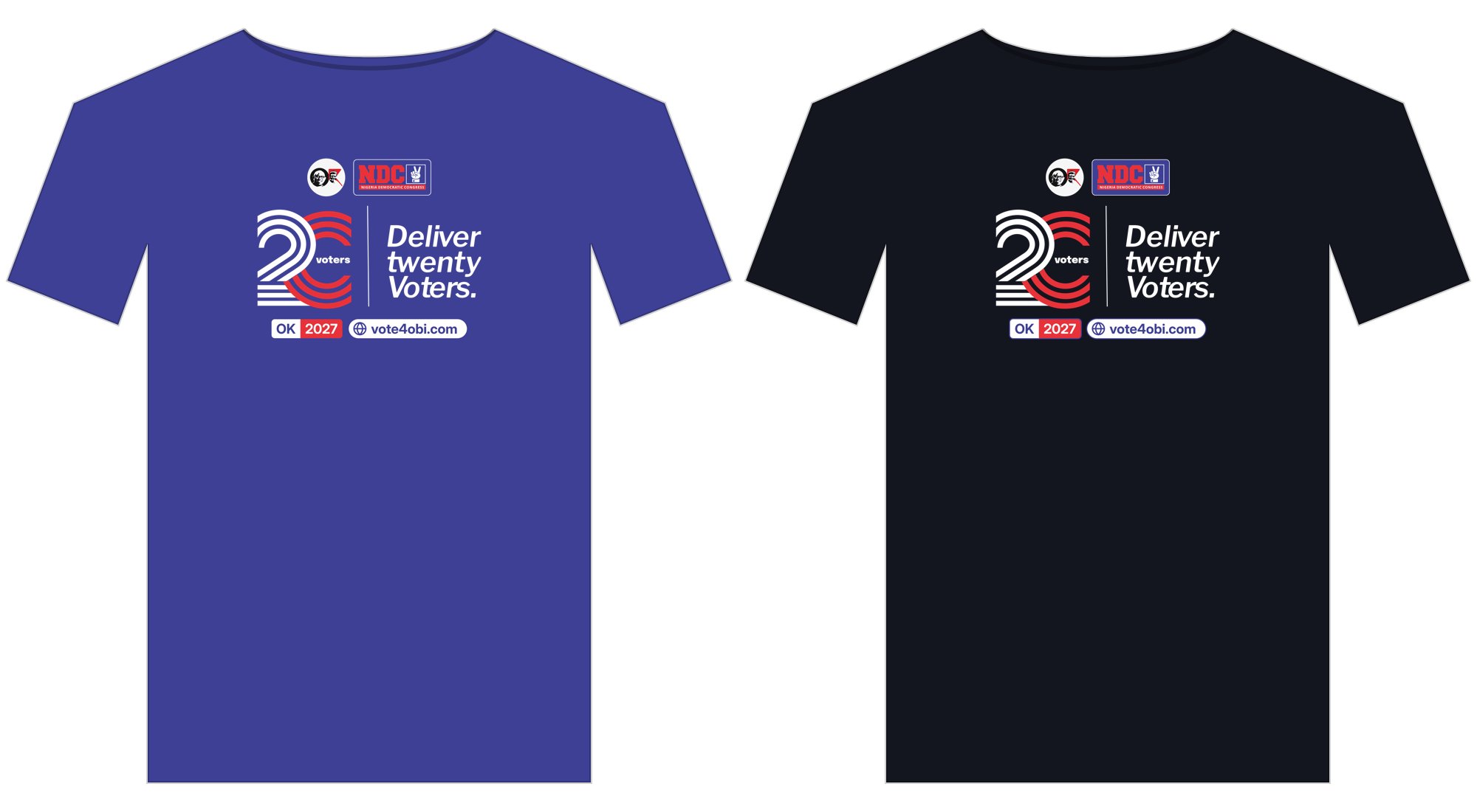 Deliver twenty voters, white