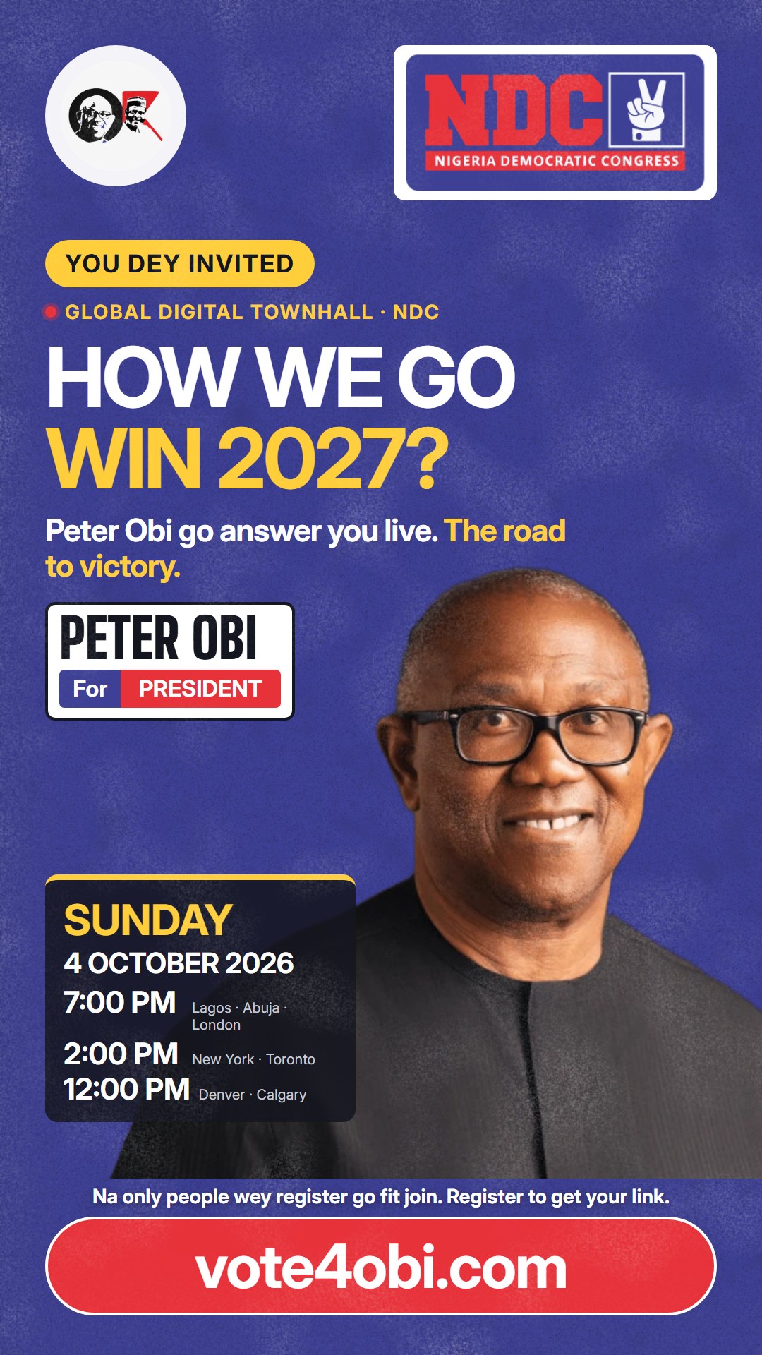 Teaser flyer: How we go win 2027?