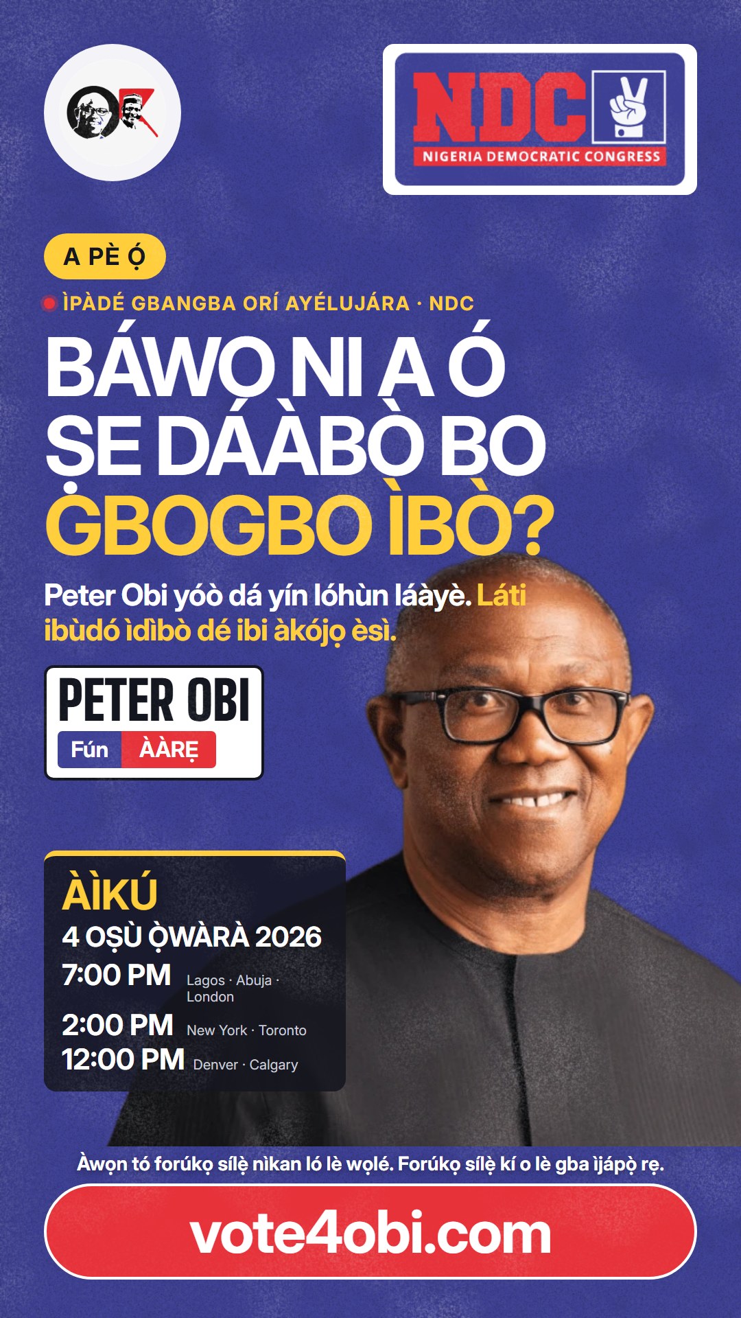 Báwo ni a ó ṣe dáàbò bo gbogbo ìbò?