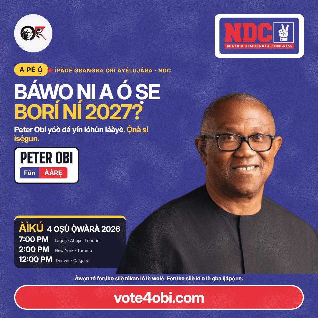 Báwo ni a ó ṣe borí ní 2027?